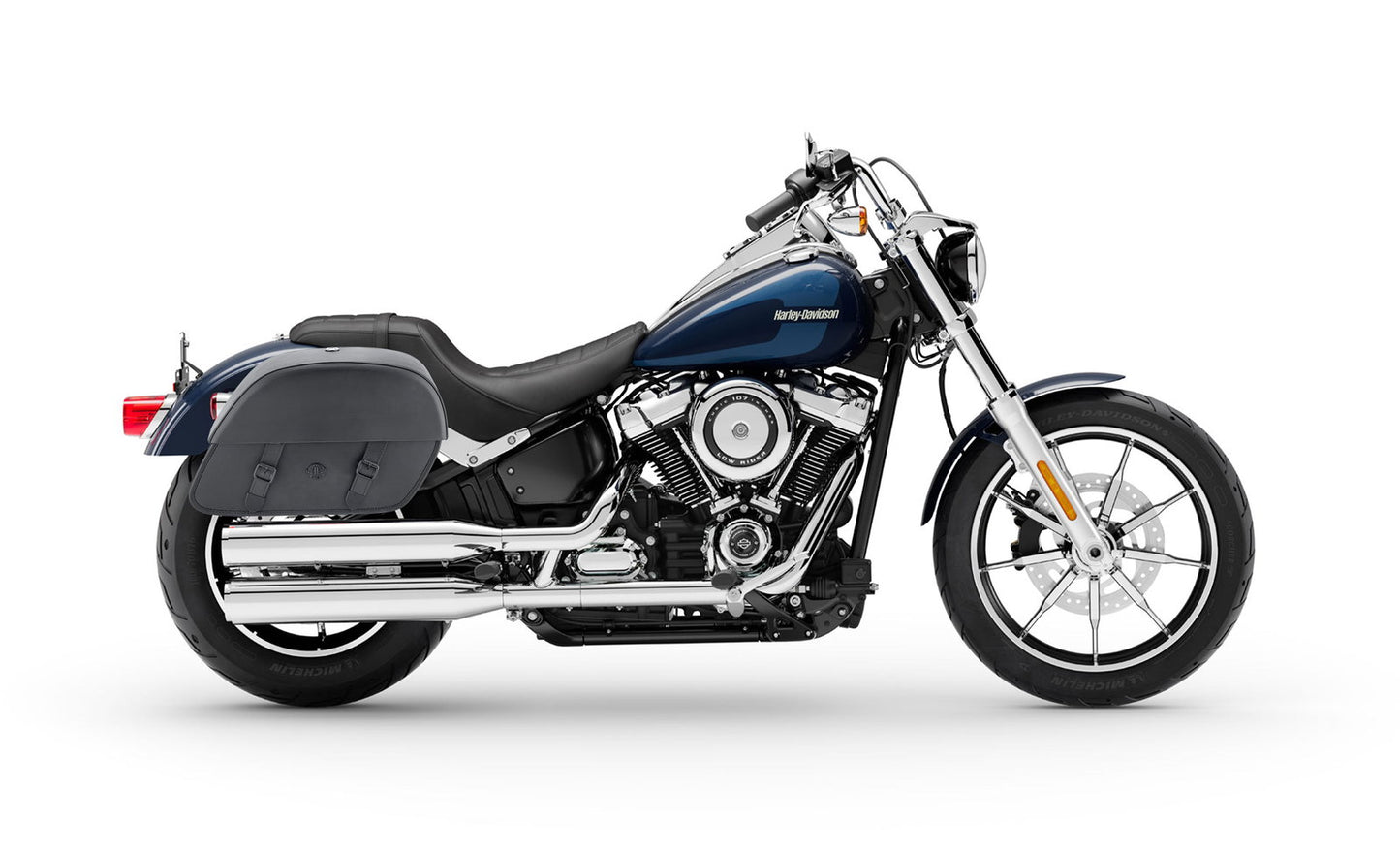 28L - Baelor Medium Quick Mount Motocicleta Alforjas para Harley Softail Low Rider FXLR
