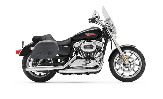28L - Baelor Medium Quick Mount Motocicleta Alforjas para Harley Sportster 1200 Super Low XL1200T