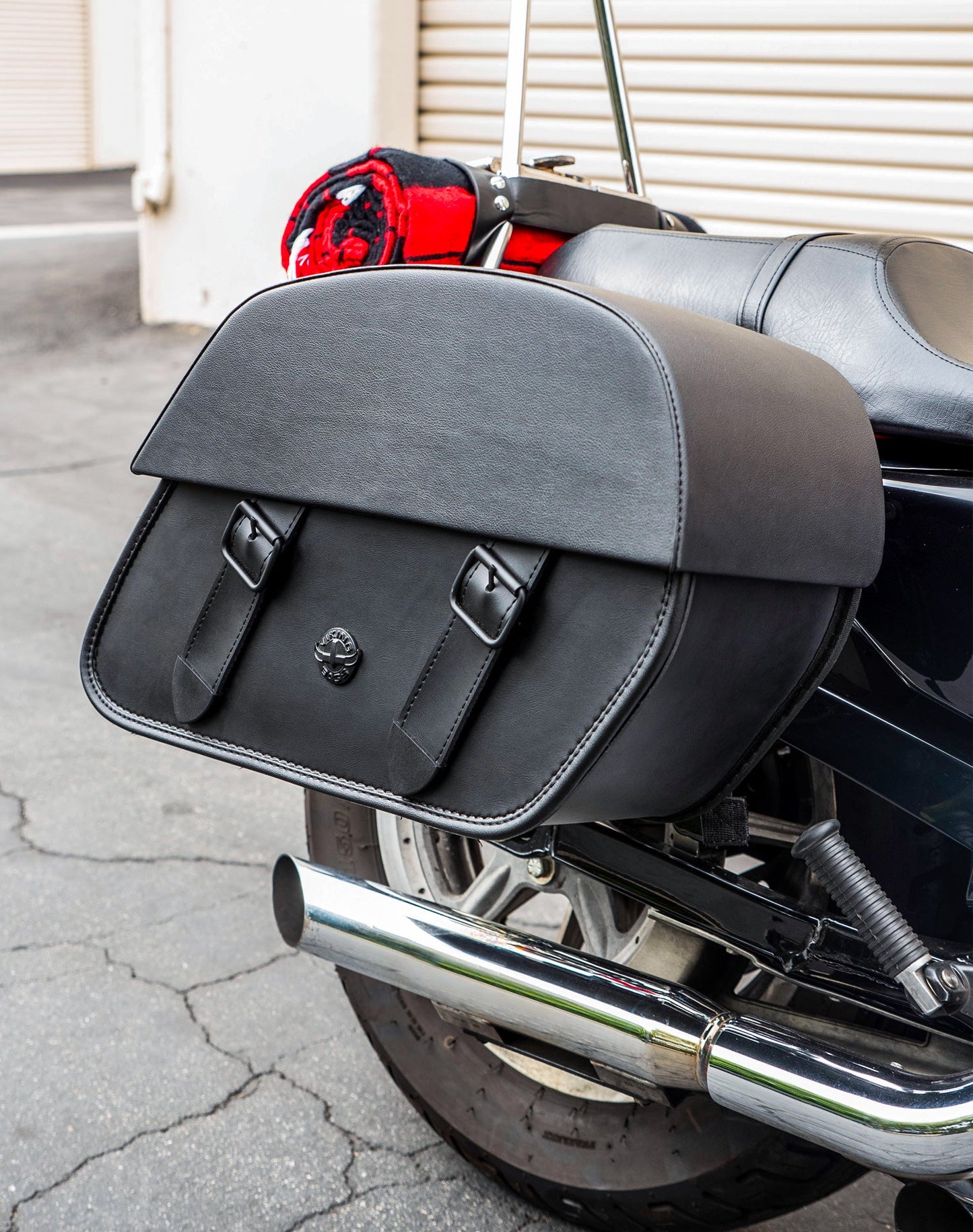 28L - Baelor Medium Quick Mount Motocicleta Alforjas para Harley Sportster 1200 Low XL1200L