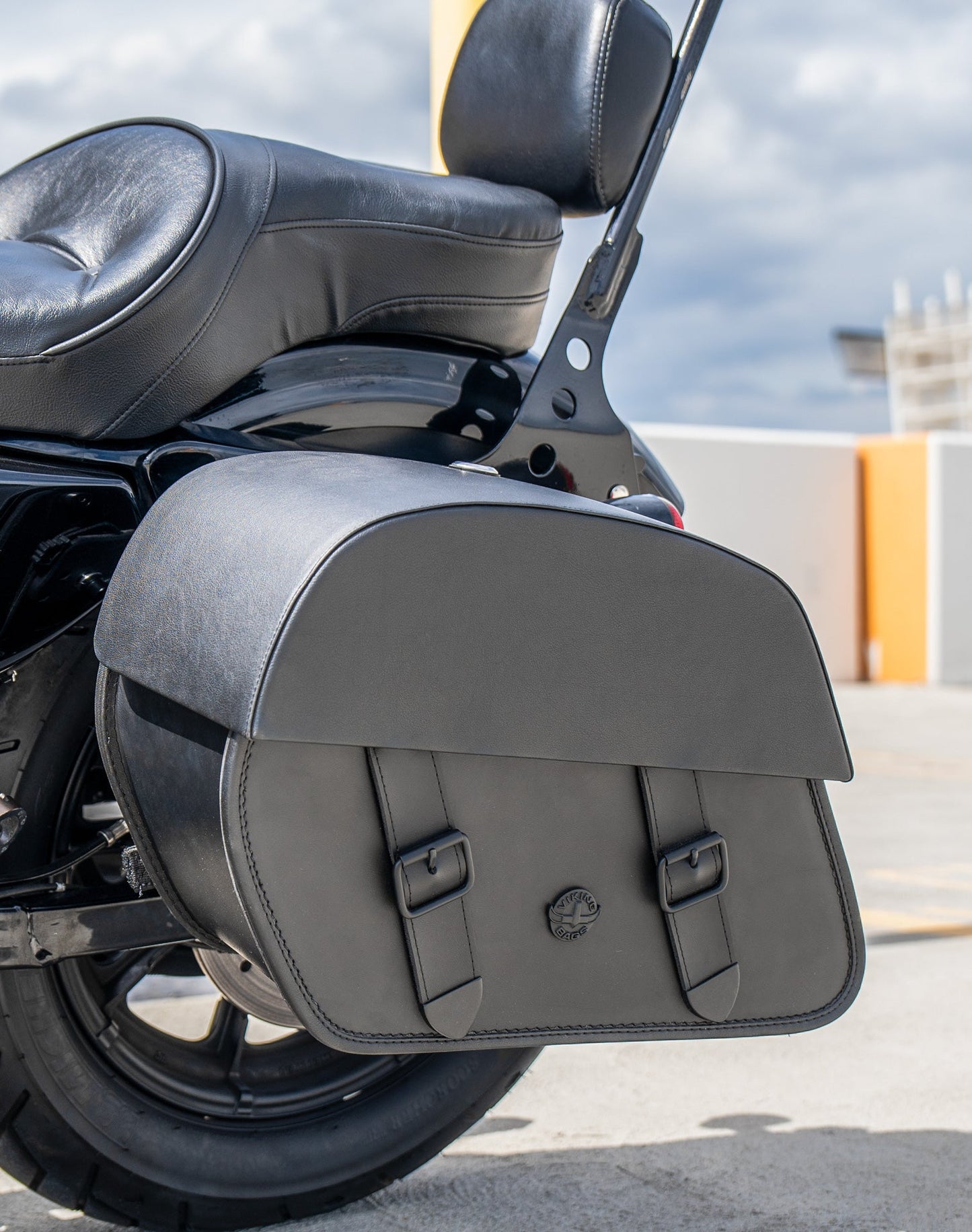 28L - Baelor Medium Quick Mount Motocicleta Alforjas para Harley Sportster 1200 Iron XL1200NS