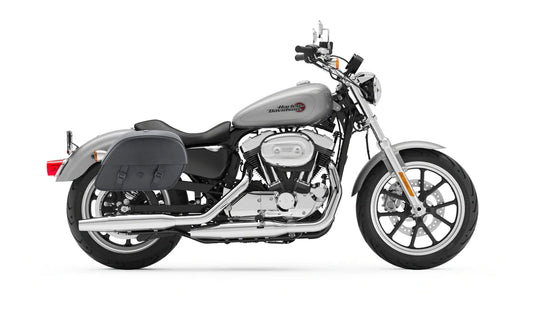 28L - Baelor Medium Quick Mount Motocicleta Alforjas para Harley Sportster Super Low XL883L