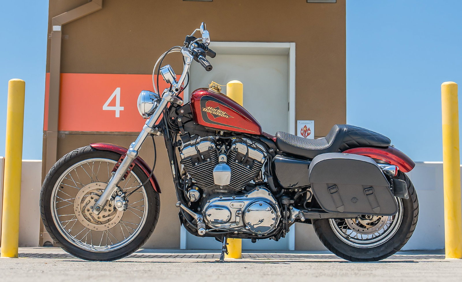 28L - Baelor Medium Quick Mount Motocicleta Alforjas para Harley Sportster Seventy Two XL1200V