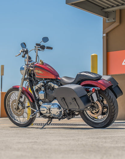 28L - Baelor Medium Quick Mount Motocicleta Alforjas para Harley Sportster Seventy Two XL1200V