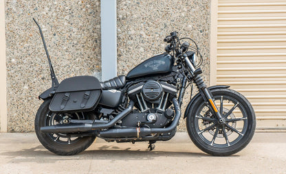 28L - Baelor Medium Quick Mount Motocicleta Alforjas para Harley Sportster 883 Iron XL883N