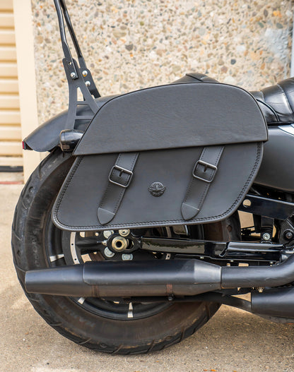 28L - Baelor Medium Quick Mount Motocicleta Alforjas para Harley Sportster 883 Iron XL883N