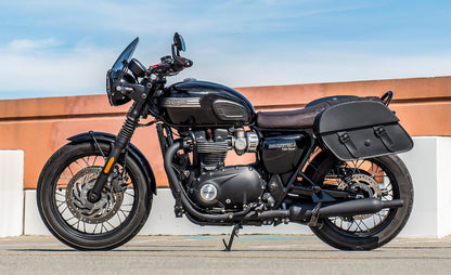 28L - Baelor Medium Quick Mount Triumph Bonneville T120 Motocicleta Alforjas