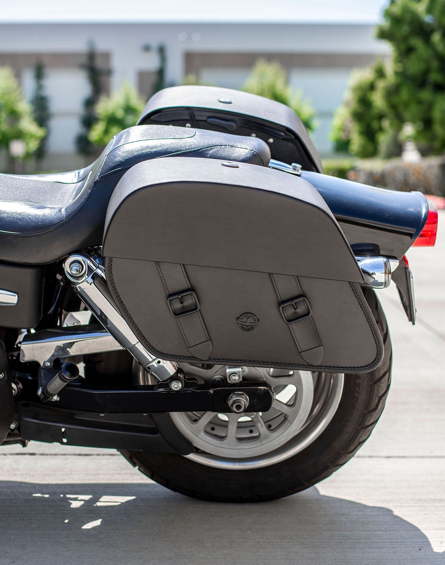 28L - Baelor Medium Quick Mount Motocicleta Alforjas para Harley Davidson Dyna Fat Bob FXDF/SE