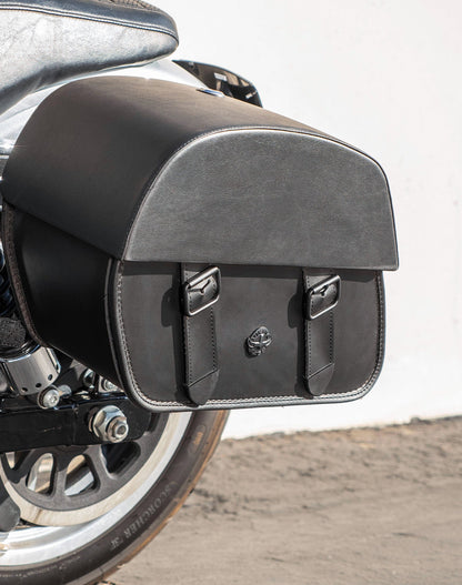 28L - Baelor Medium Quick Mount Motocicleta Alforjas para Harley Davidson Dyna Low Rider FXDL/I