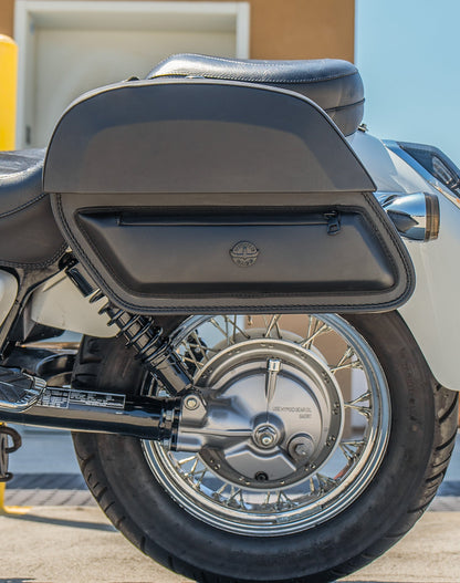 28L - Pantheon Medium Quick Mount Honda Shadow 750 Aero Motocicleta Alforjas