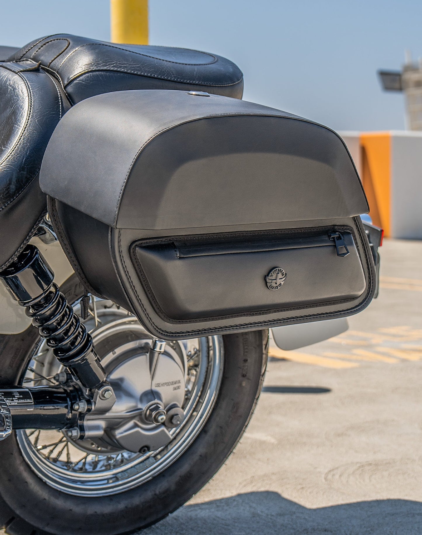 28L - Pantheon Medium Quick Mount Honda Shadow 750 Aero Motocicleta Alforjas