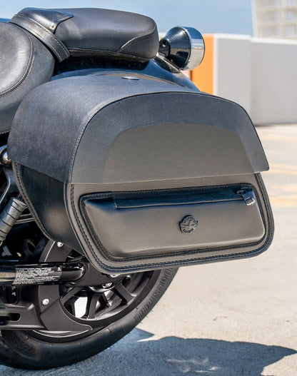 28L - Pantheon Medium Quick Mount Yamaha Bolt Motocicleta Alforjas
