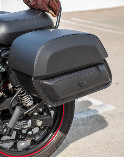 28L - Pantheon Medium Quick Mount Royal Enfield Classic 350 Motocicleta Alforjas