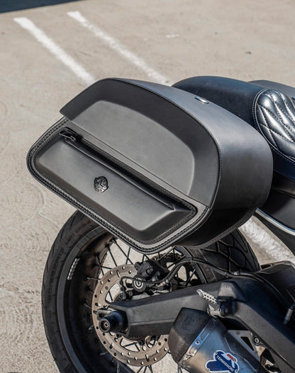 28L - Pantheon Medium Quick Mount Ducati Scrambler (2014-17) Motocicleta Alforjas