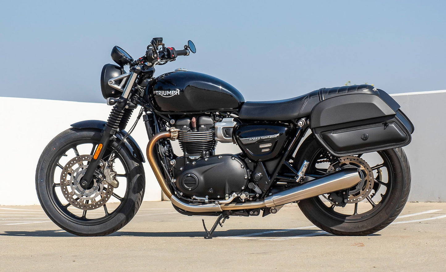 28L - Pantheon Medium Quick Mount Triumph Street Twin 900 (2016-21) Motocicleta Alforjas