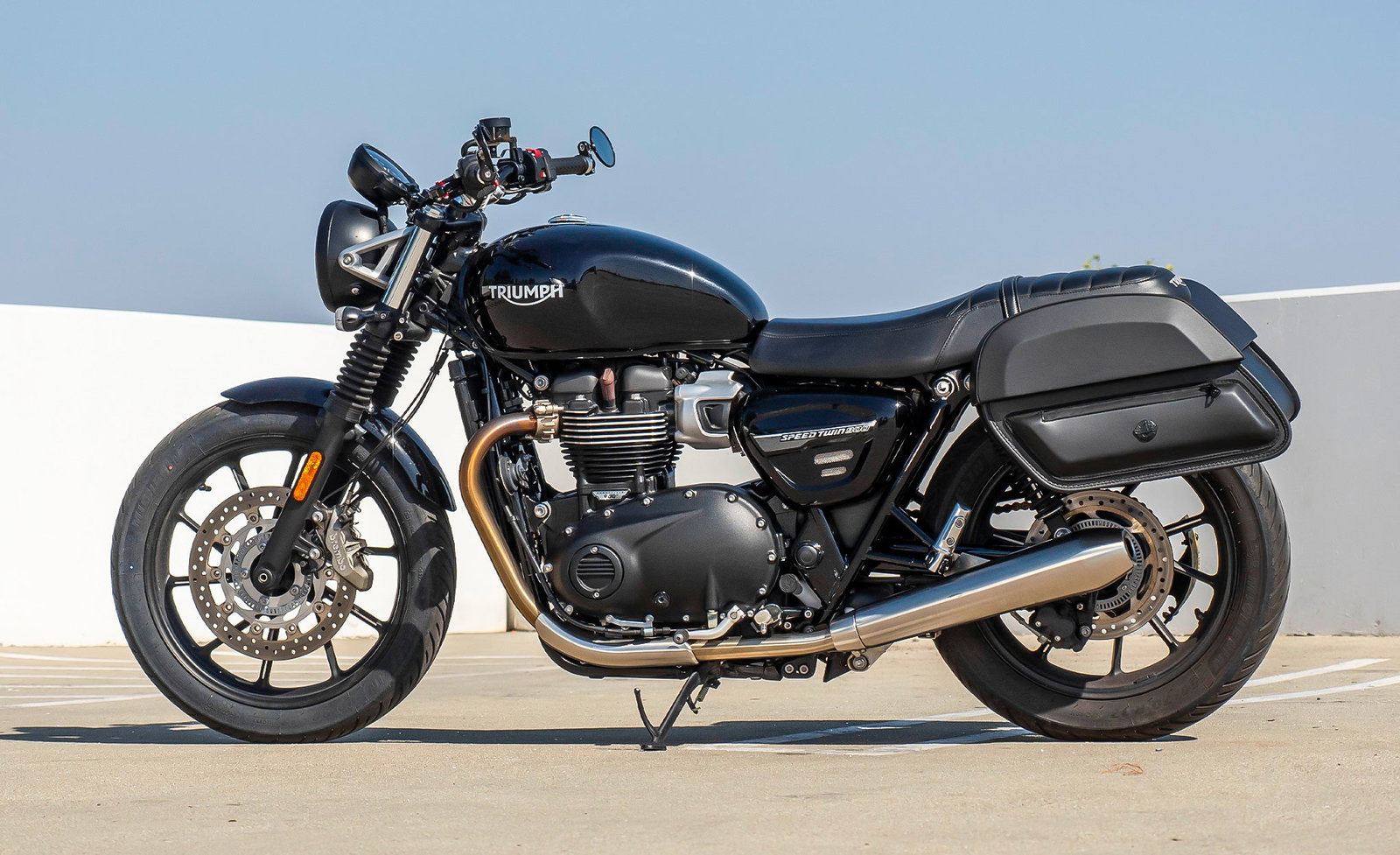 28L - Pantheon Medium Quick Mount Triumph Street Twin 900 (2016-21) Motocicleta Alforjas