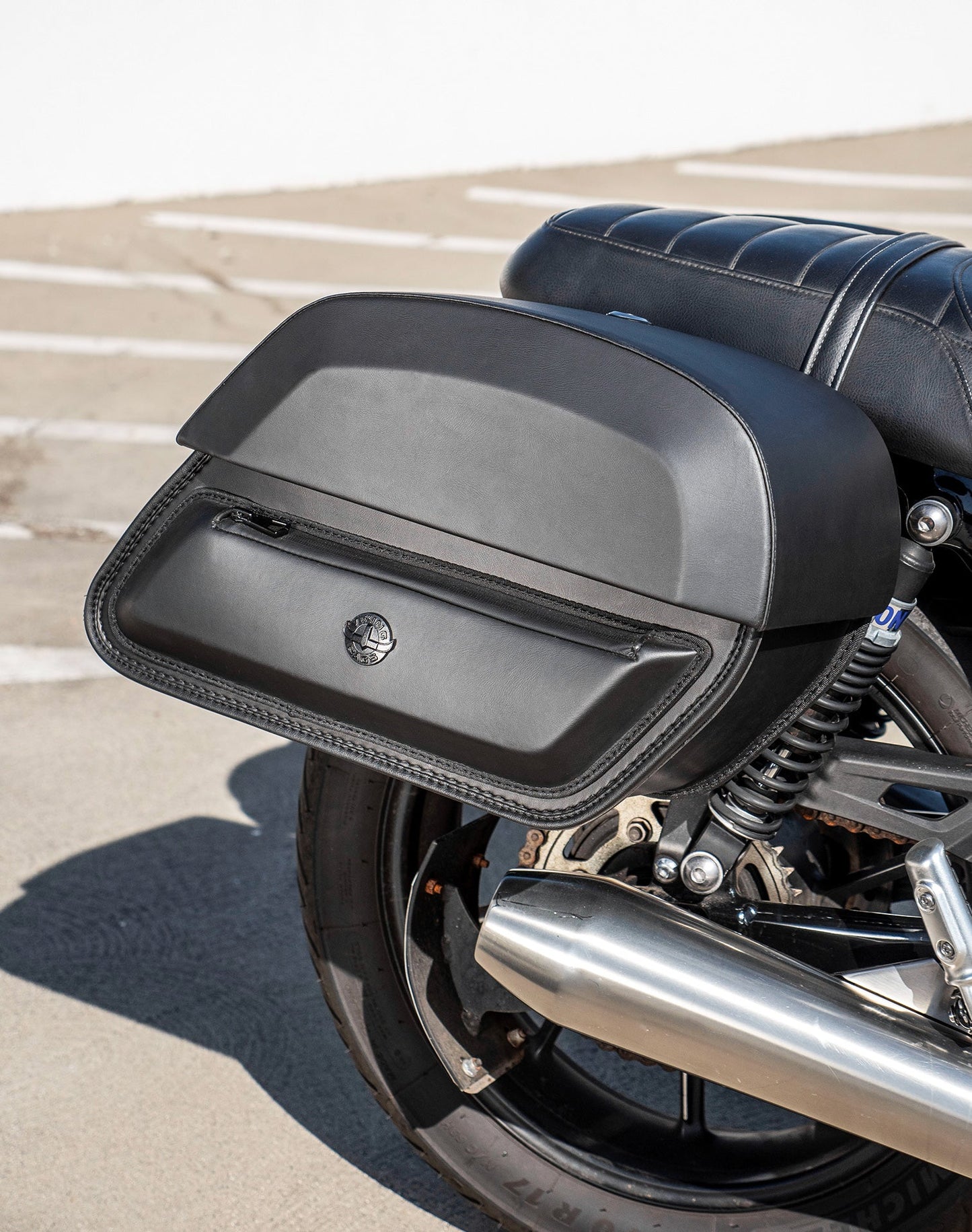 28L - Pantheon Medium Quick Mount Triumph Street Twin 900 (2016-21) Motocicleta Alforjas