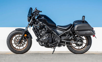 28L - Pantheon Medium Quick Mount Honda Rebel 500 Motocicleta Alforjas