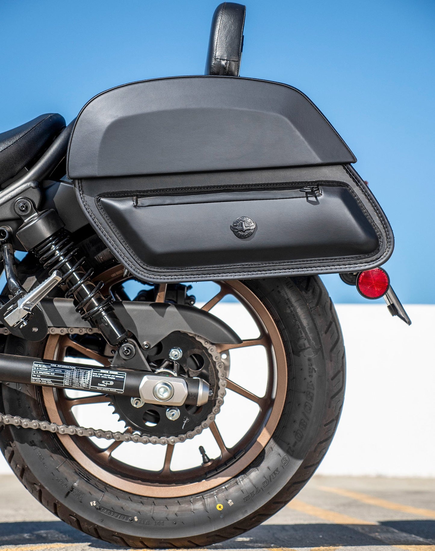 28L - Pantheon Medium Quick Mount Honda Rebel 500 Motocicleta Alforjas