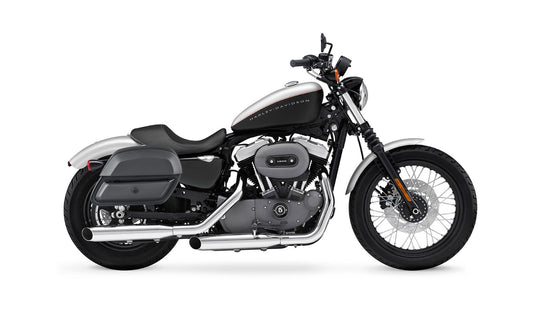28L - Pantheon Medium Quick Mount Motocicleta Alforjas para Harley Sportster 1200 Nightster XL1200N