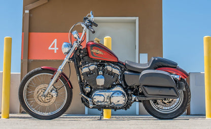 28L - Pantheon Medium Quick Mount Motocicleta Alforjas para Harley Sportster Seventy Two XL1200V