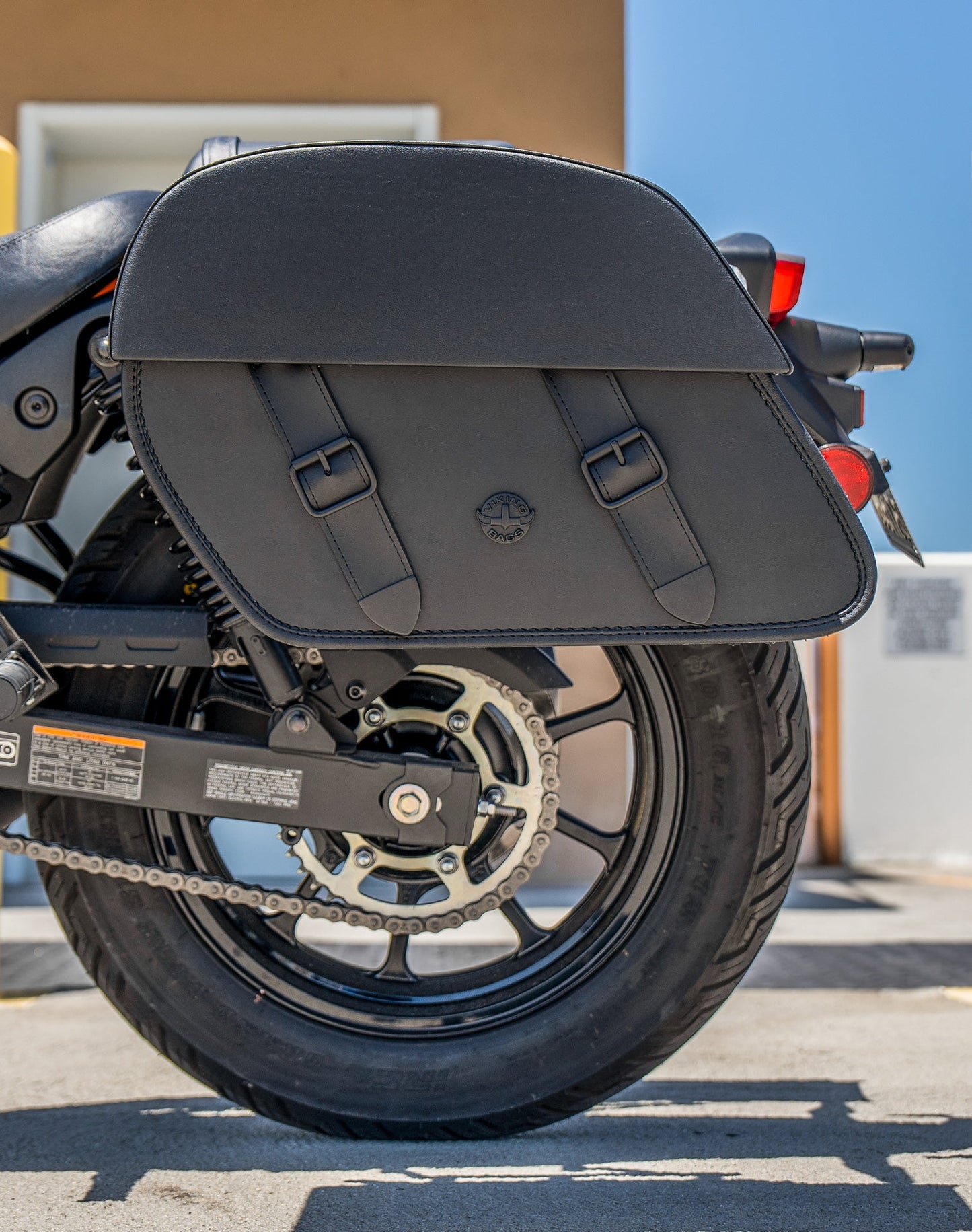 28L - Baelor Medium Quick Mount Kawasaki Eliminator 450 Motocicleta Alforjas