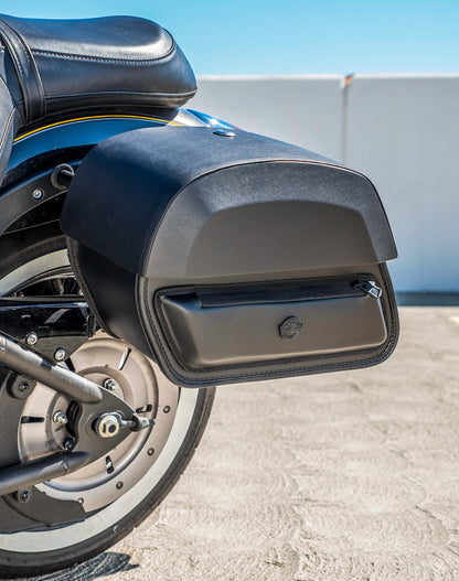 28L - Pantheon Medium Quick Mount Kawasaki Vulcan 900 Classic VN900 Motocicleta Alforjas