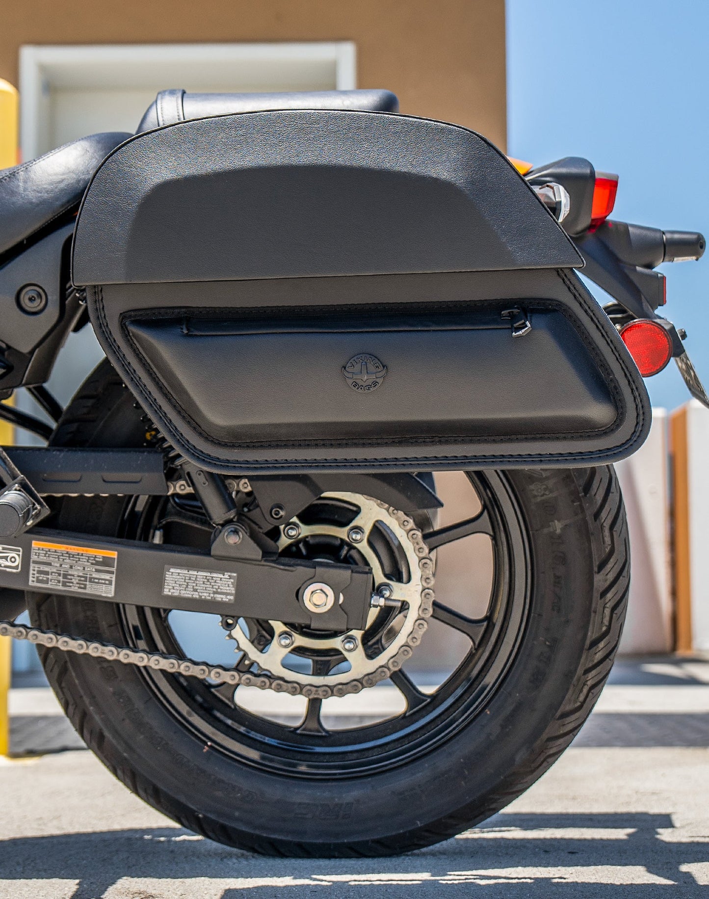 28L - Pantheon Medium Quick Mount Kawasaki Eliminator 450 Motocicleta Alforjas