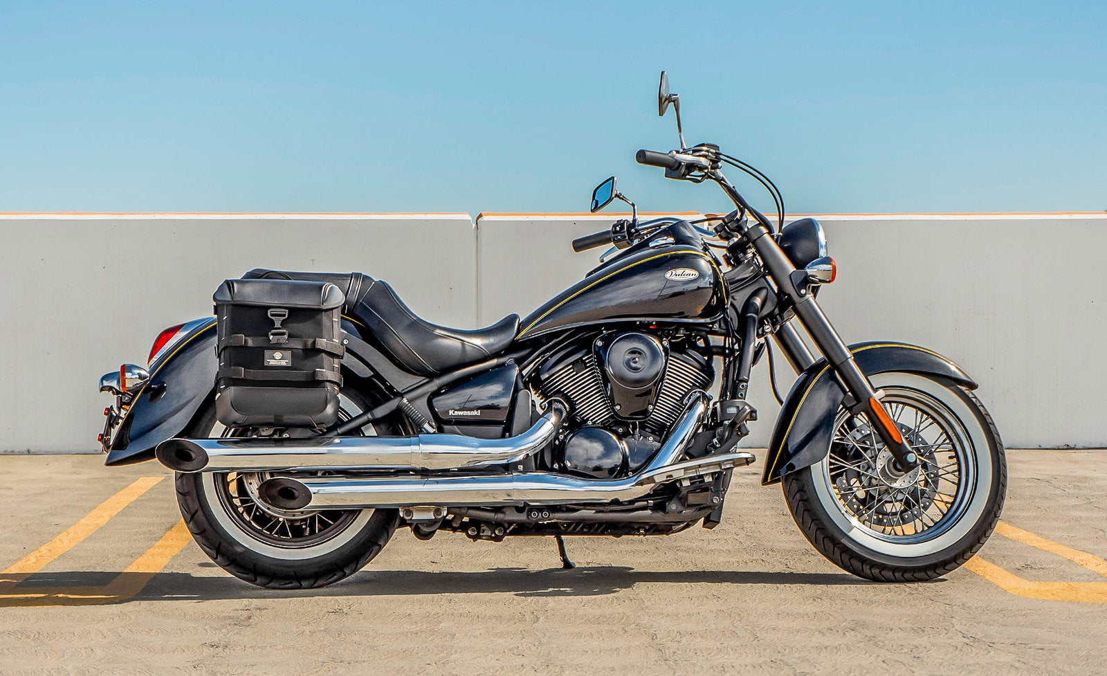 15L - Incognito Quick Mount Medium Kawasaki Vulcan 900 Classic VN900 Solo Alforja (Right Only)