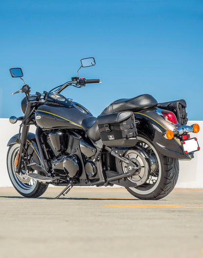 10L - Incognito Quick Mount Small Kawasaki Vulcan 900 Classic VN900 Solo Alforja (Left Only)