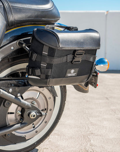 10L - Incognito Quick Mount Small Kawasaki Vulcan 900 Classic VN900 Solo Alforja (Left Only)