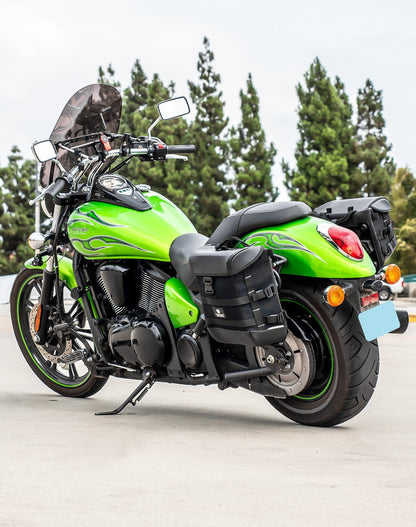 15L - Incognito Quick Mount Medium Kawasaki Vulcan 900 Custom VN900C Solo Alforja (Left Only)
