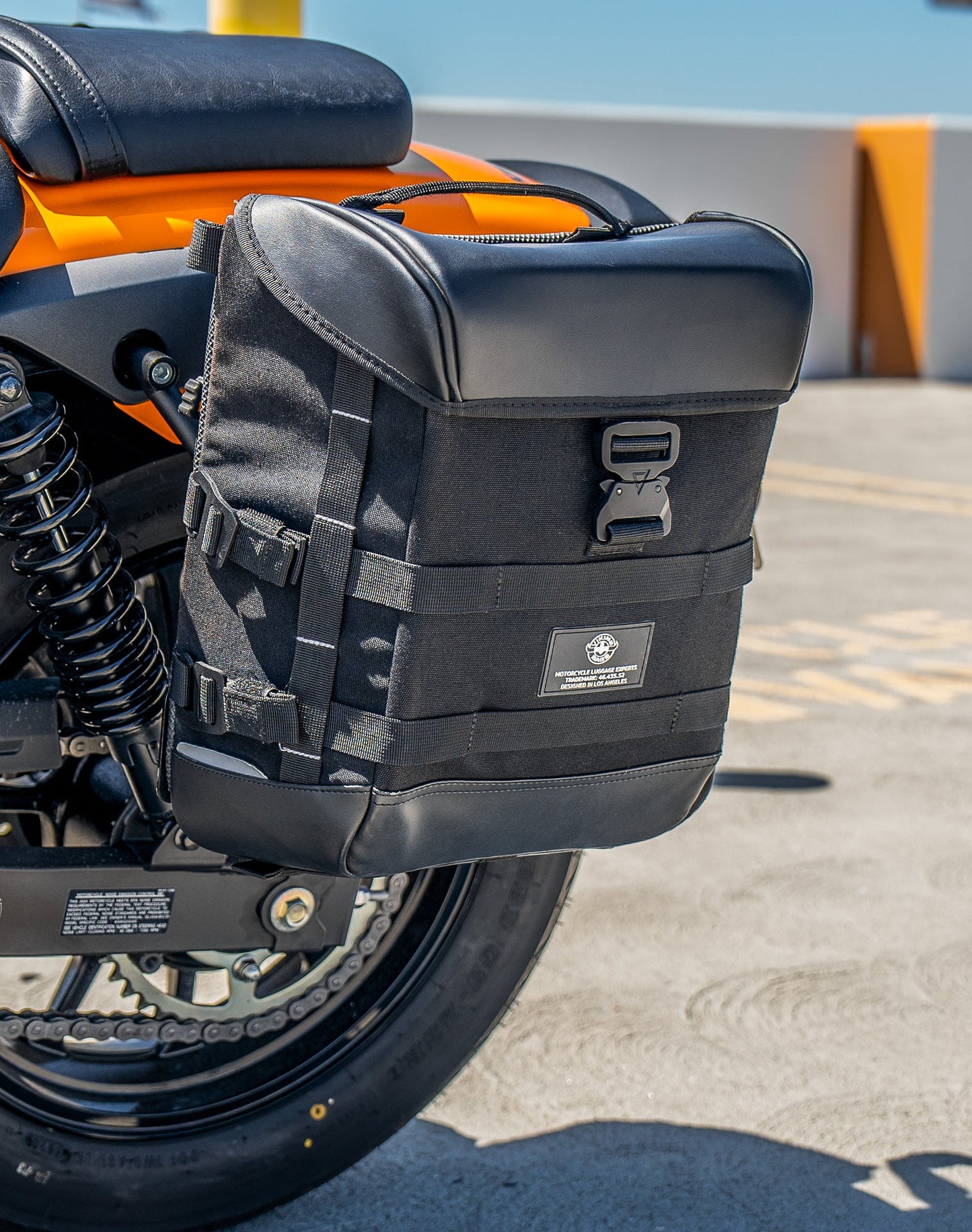 15L - Incognito Quick Mount Medium Kawasaki Eliminator 450 Solo Alforja (Left Only)