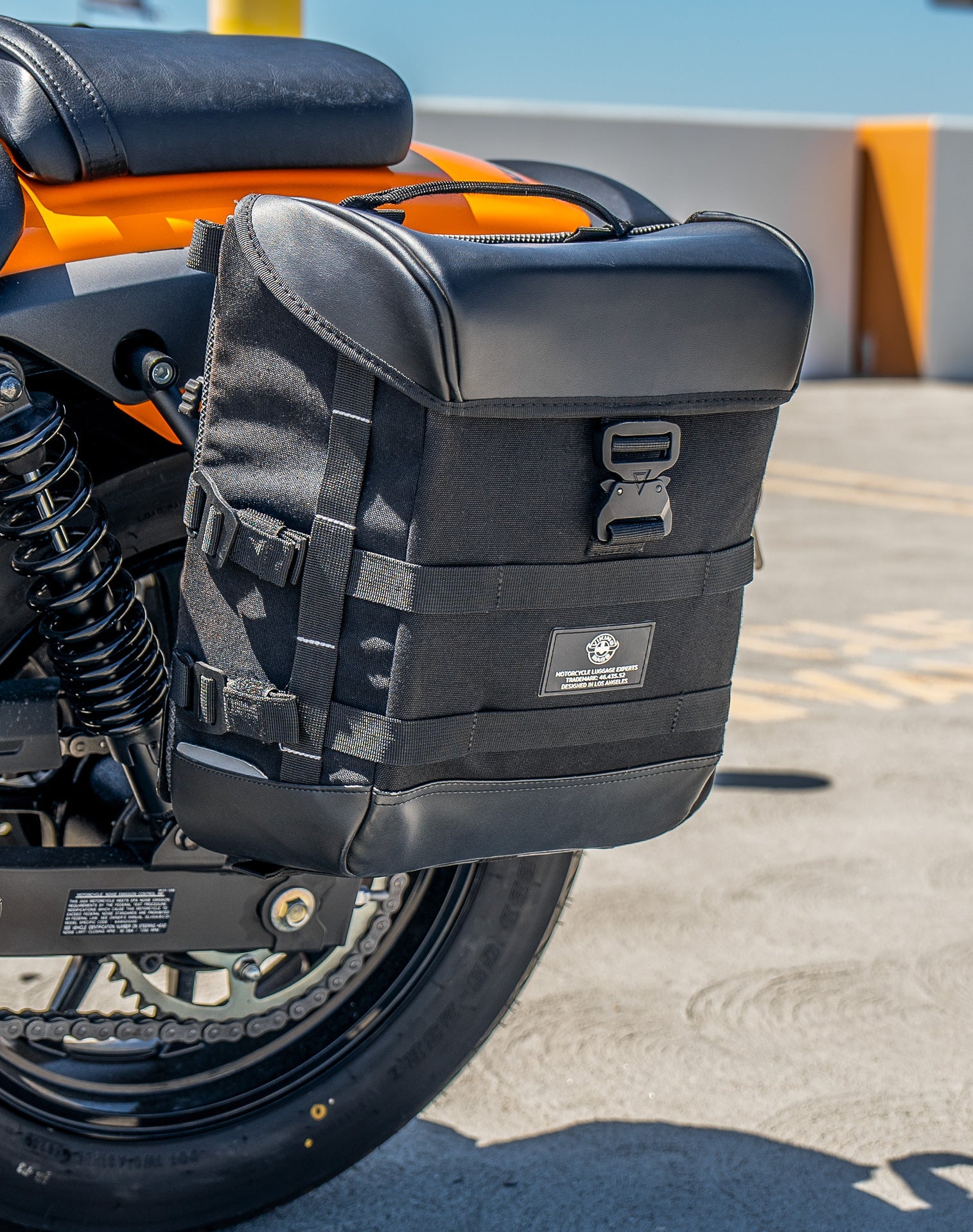 15L - Incognito Quick Mount Medium Kawasaki Eliminator 450 Solo Alforja (Left Only)