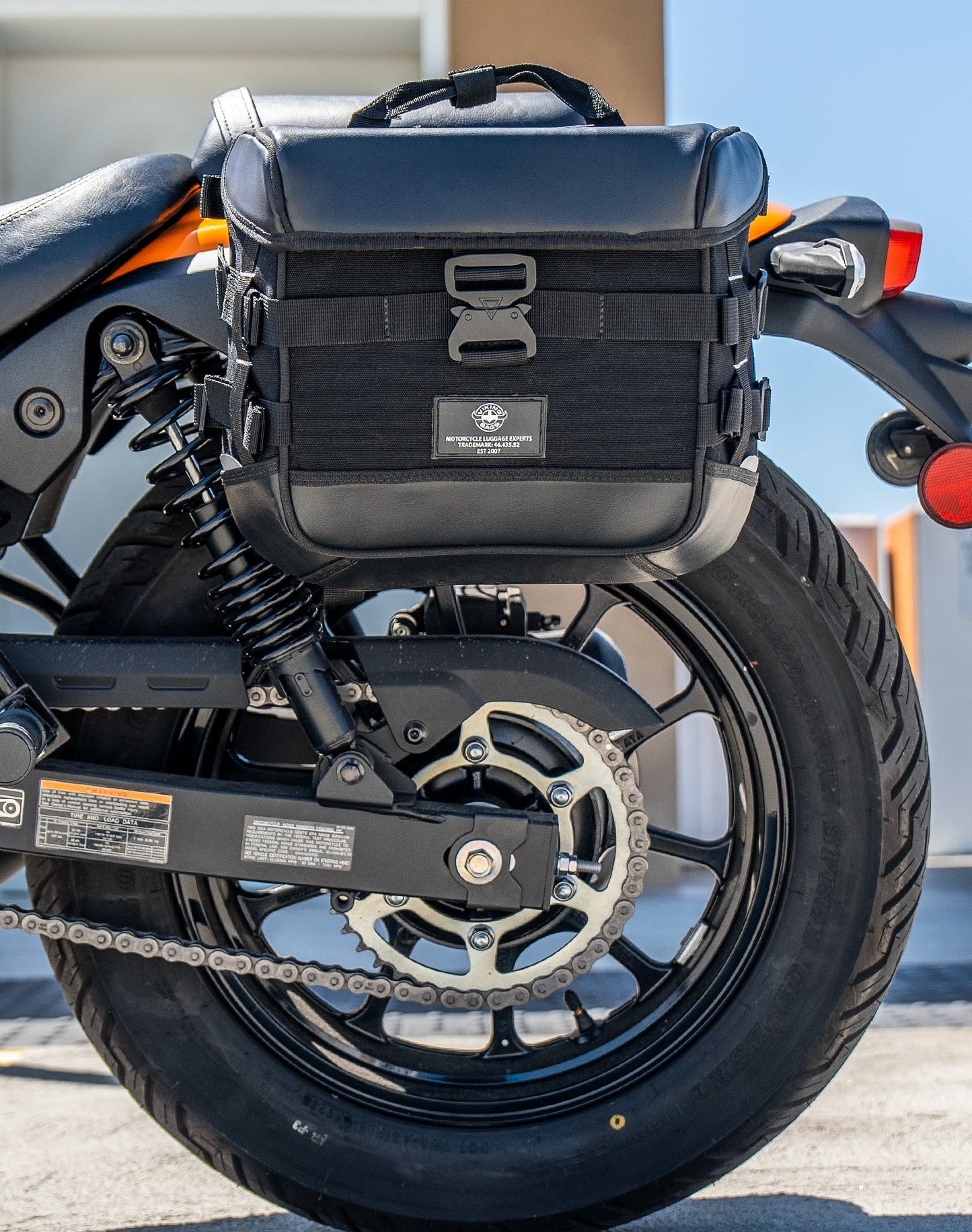 10L - Incognito Quick Mount Small Kawasaki Eliminator 450 Solo Alforja (Left Only)