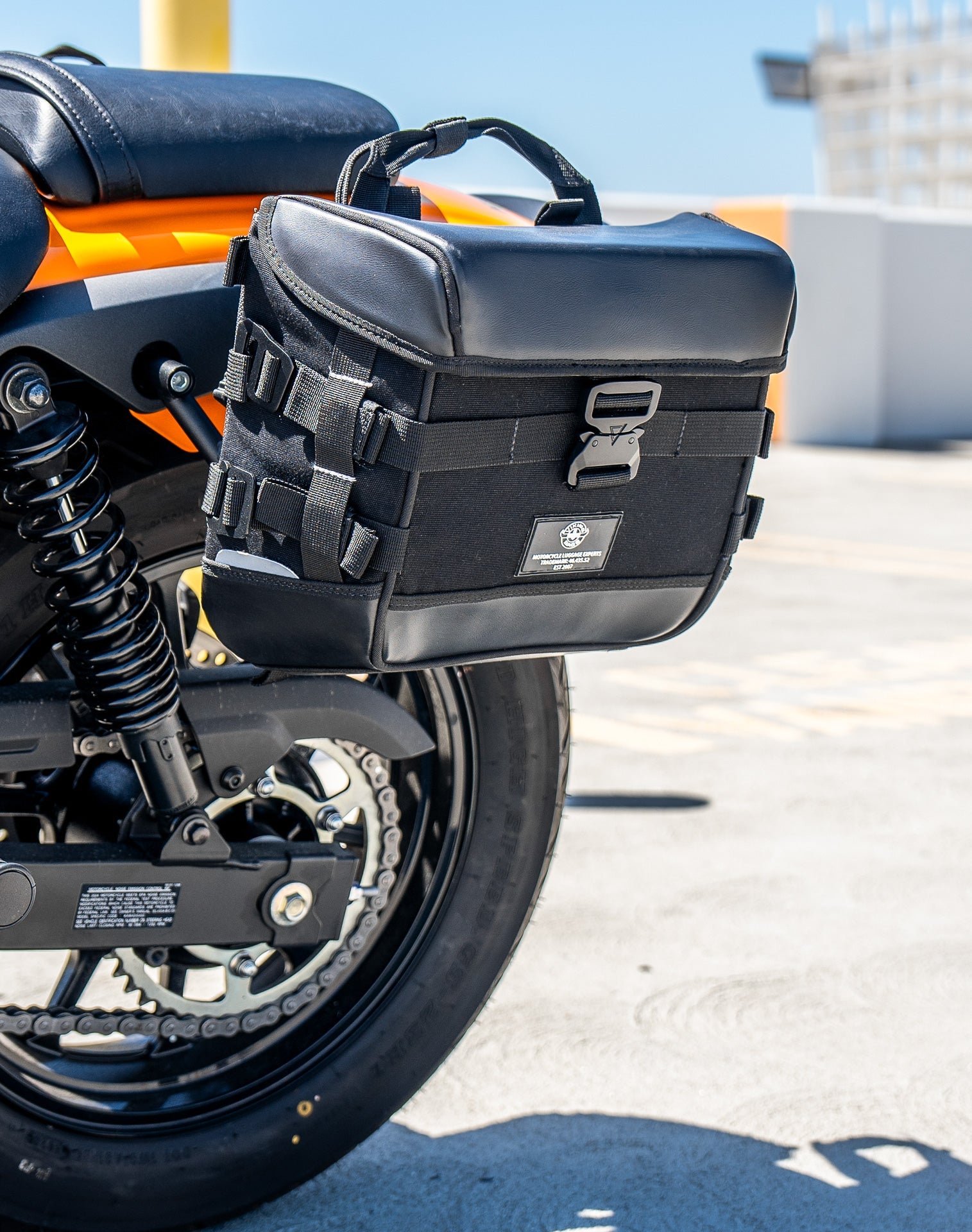 10L - Incognito Quick Mount Small Kawasaki Eliminator 450 Solo Alforja (Left Only)