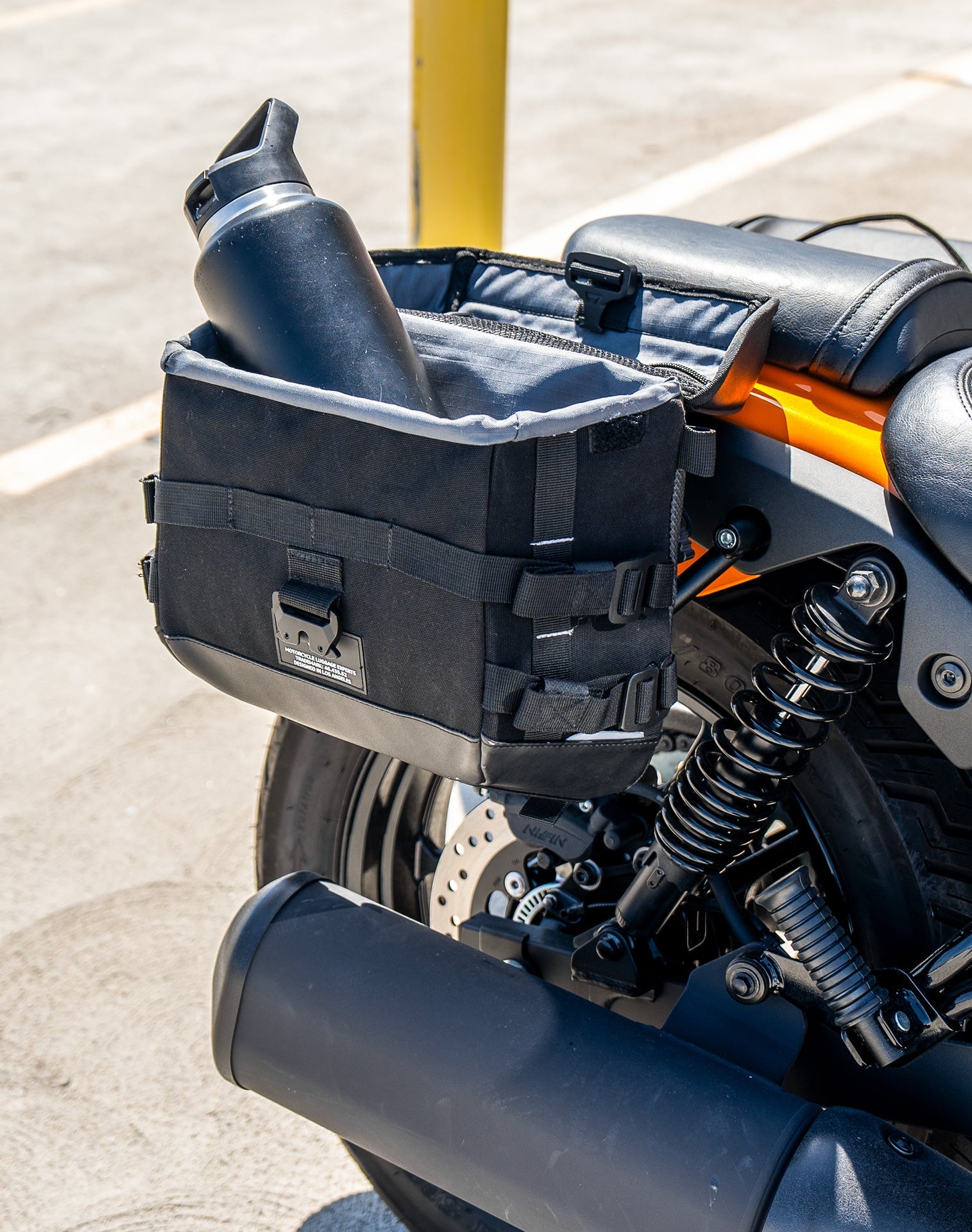 10L - Incognito Quick Mount Small Kawasaki Eliminator 450 Solo Alforja (Right Only)