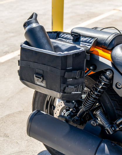 10L - Incognito Quick Mount Small Kawasaki Eliminator 450 Solo Alforja (Right Only)
