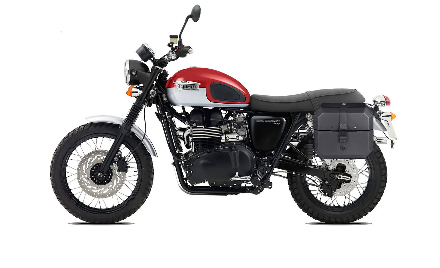 10L - Outlaw Quick Mount Small Triumph Scrambler Hard Solo Alforja (Left Only)
