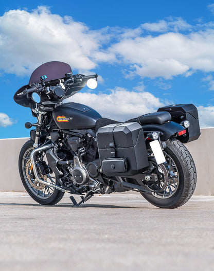 15L - Outlaw Quick Mount Medium Harley Sportster Nightster RH975/S Hard Solo Alforja (Left Only)