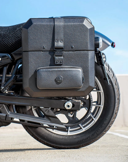 15L - Outlaw Quick Mount Medium Harley Sportster Nightster RH975/S Hard Solo Alforja (Left Only)