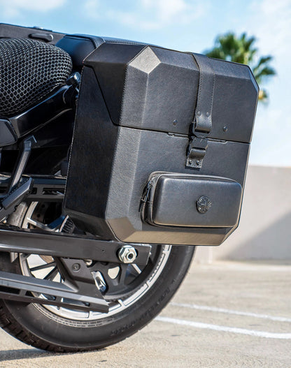 15L - Outlaw Quick Mount Medium Harley Sportster Nightster RH975/S Hard Solo Alforja (Left Only)