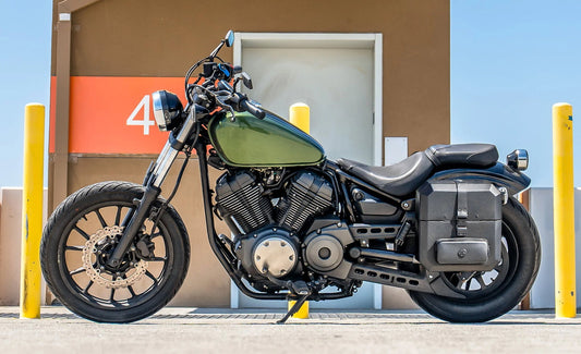 15L - Outlaw Quick Mount Medium Yamaha Bolt Specific Hard Solo Alforja (Left Only)