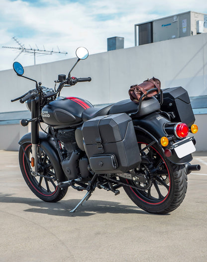 15L - Outlaw Quick Mount Medium Royal Enfield Classic 350 Hard Solo Alforja (Left Only)