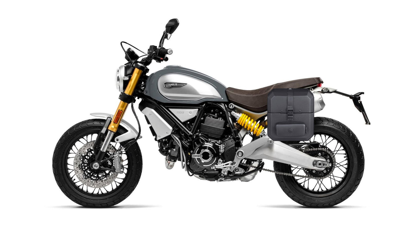 15L - Outlaw Quick Mount Medium Ducati Scrambler 1100/Special/Sport Hard Solo Alforja (Left Only)
