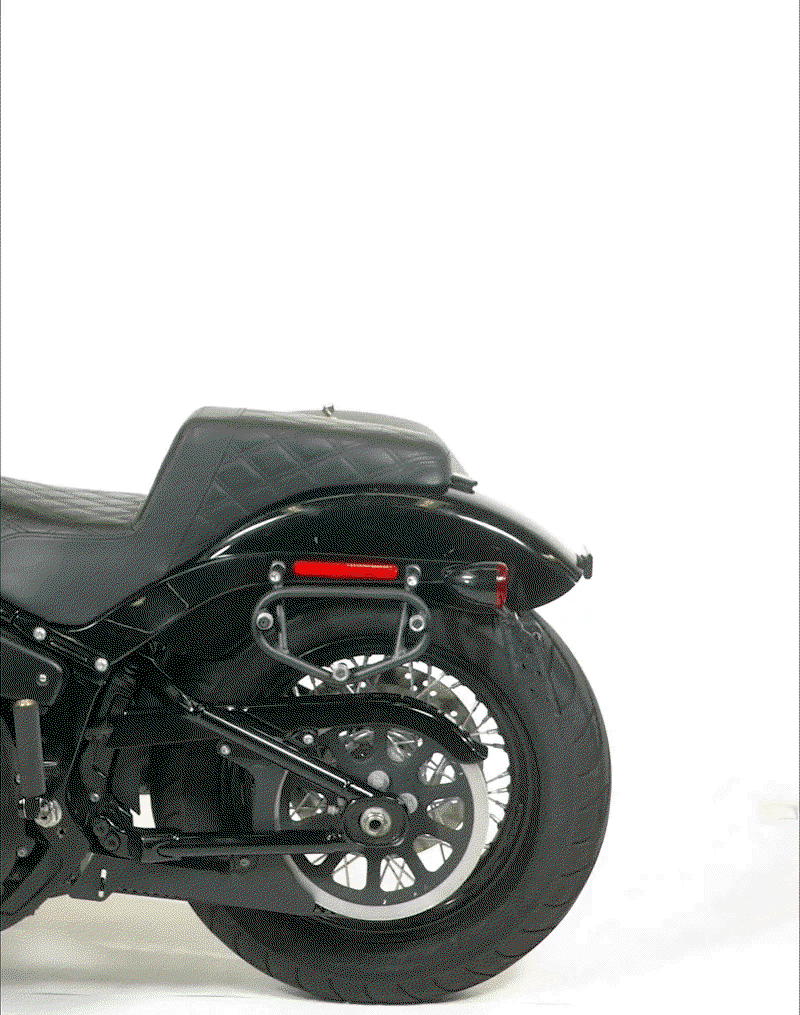 15L - Outlaw Quick Mount Medium Ducati Scrambler (2014-17) Hard Solo Alforja (Left Only)