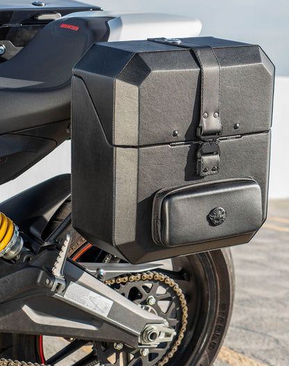15L - Outlaw Quick Mount Medium Ducati Monster 797 Hard Solo Alforja (Left Only)