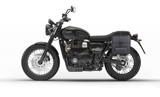 15L - Outlaw Quick Mount Medium Triumph Street Scrambler Hard Solo Alforja (Left Only)