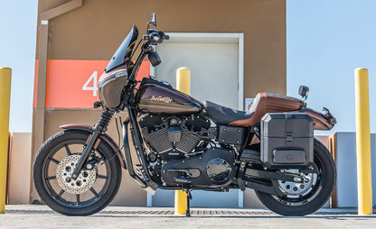 15L - Outlaw Quick Mount Medium Harley Dyna Super Glide FXD Hard Solo Alforja (Left Only)