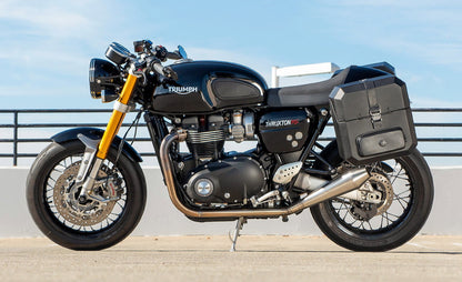 15L - Outlaw Quick Mount Medium Triumph Thruxton RS Hard Solo Alforja (Left Only)