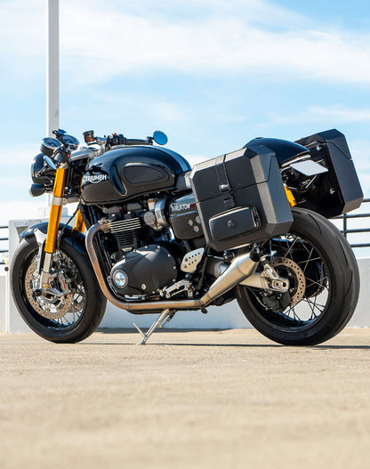 15L - Outlaw Quick Mount Medium Triumph Thruxton RS Hard Solo Alforja (Left Only)